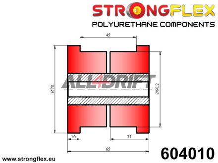 604010 Silentblock universale 60mm