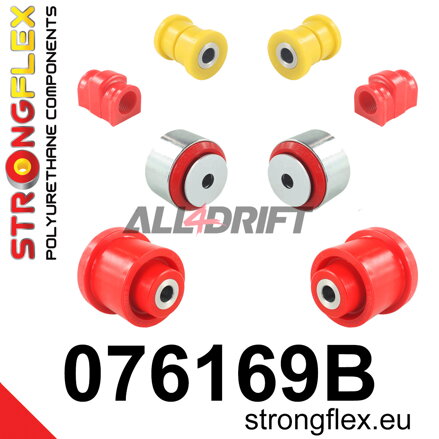 076169B Kit boccole assale anteriore e telaietto posteriore Ford Fiesta / Puma