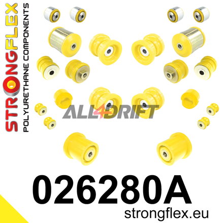 026280A Kit completo boccole assale SPORT Audi / Škoda / VW