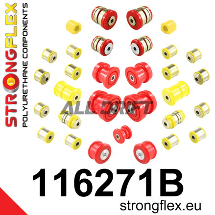 116271B Kit Completo Boccole in Poliuretano per Sospensioni - Mercedes W204 4MATIC