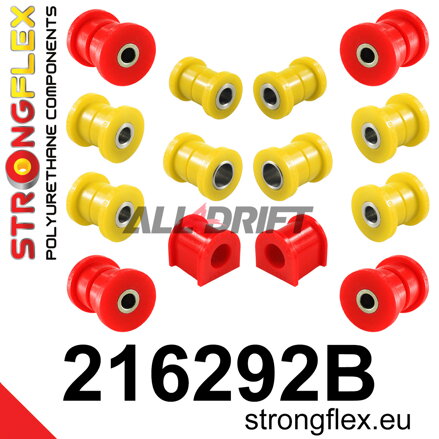 216292B: Kit silent block assale posteriore - Toyota E100 4WD