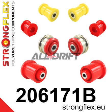 206171B Kit boccole assale anteriore e barra di torsione posteriore Fiat / Suzuki