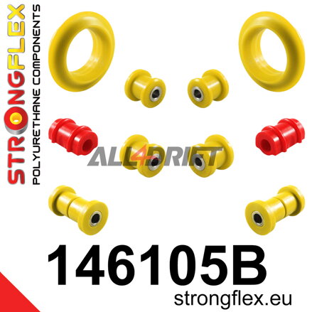 146105B Kit Boccole Sospensione Anteriore e Telaietto Posteriore - Peugeot 309 GTI, TD (86-93)