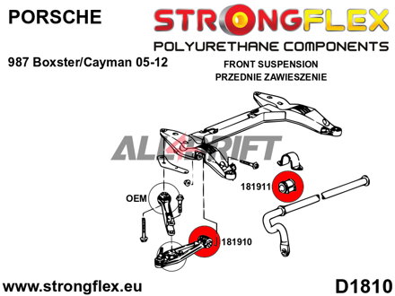 181910A Boccola braccio oscillante – Interna SPORT - Porsche 911 996 (97-04)