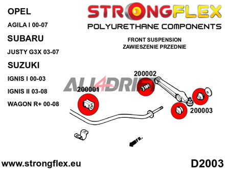 200003A Boccola esterna del braccio oscillante Anteriore SPORT