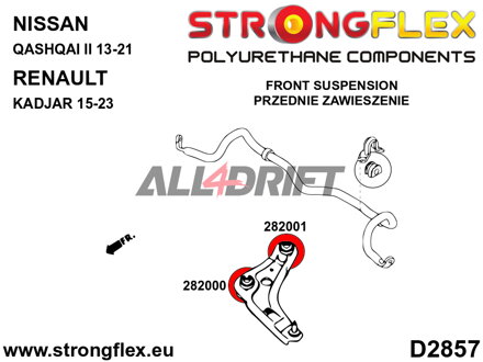 282000A Boccola Anteriore Braccio Oscillante SPORT Nissan / Renault