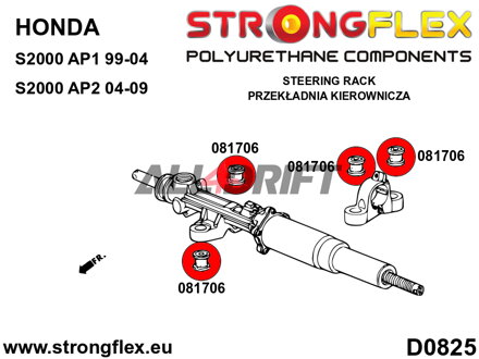 081706B Silentblock Supporto Sterzo - Acura III (03-08) UA6 / UA7