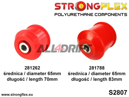 281788A Boccola anteriore del braccio inferiore per telaietto GT-R SPORT - Nissan R32 (89-94) AWD