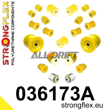 036173A Kompletní sada silentbloků náprav SPORT BMW E32 / E34