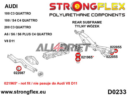 026276B Kit boccole assali Audi