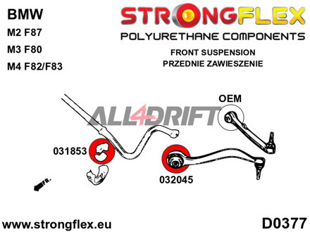 031853A Silentblok předního stabilizátoru SPORT BMW