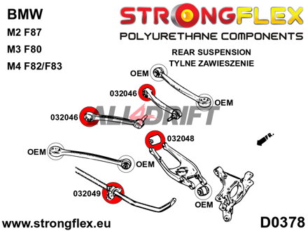 032048A Boccola interna SPORT del braccio oscillante inferiore posteriore BMW