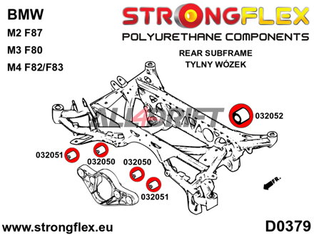 032051B Boccola Anteriore Supporto Differenziale Posteriore BMW