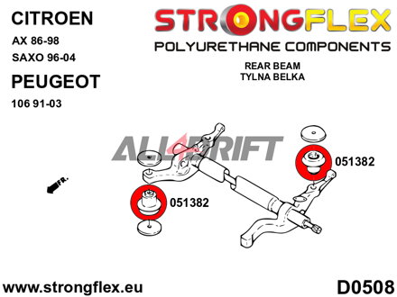 056004A Kit Completo Boccole Assale SPORT Citroën / Peugeot